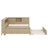 Wood Daybed With Storage Shelves And Trundle