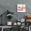  «Stockings» par Art Licensing Studio, art mural en verre acrylique, 12 po x 12 po