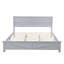 Tête de lit et pied de lit de style rustique avec porte de grange Rustico-130016728-130016732