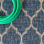Tapis d'intérieur / extérieur bleu marine / gris Hague Moroccan Trellis-1401915257