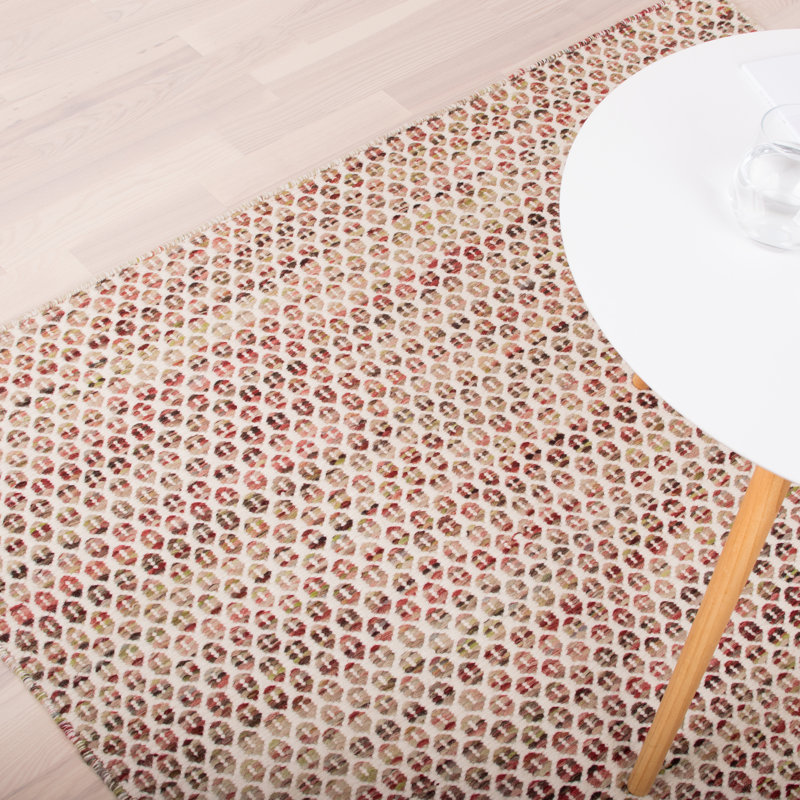 Caillo Geometric Wool Hand Woven Area Rug, Rectangle 140 x 200cm