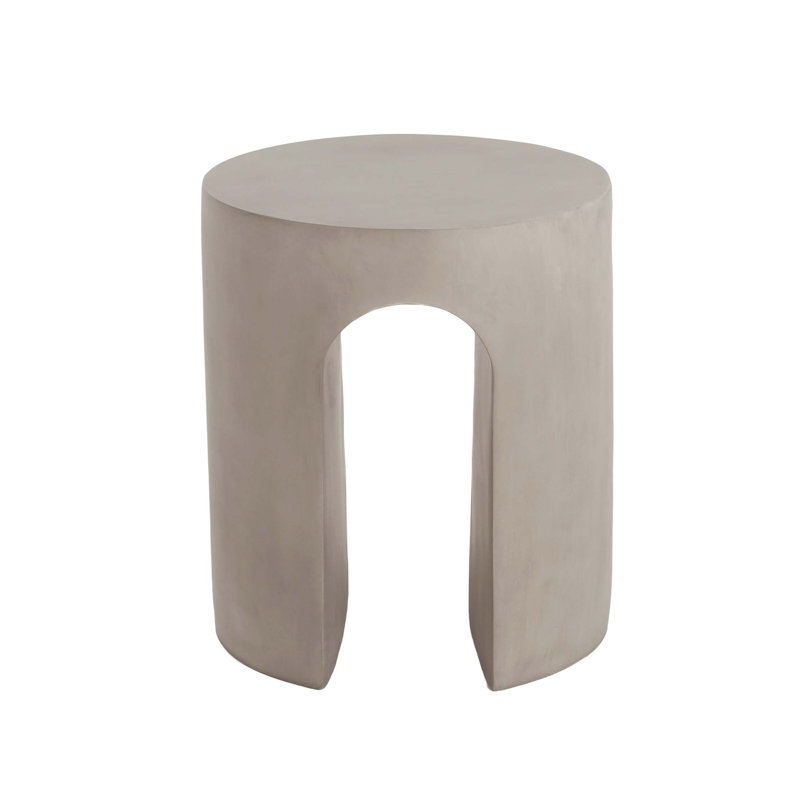 Table d'appoint d'extérieur ronde en U Mgo