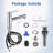 Single Handle Stainless Steel Bathroom Sink Faucet with Pull-Out Sprayer-111170886