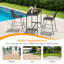 Ensemble de 2 tabourets de patio Cristel-576318099