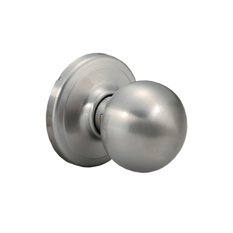 Double bouton de porte double, Argent