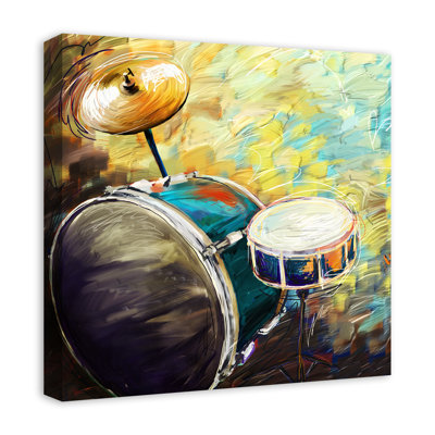 " Painted Drum Set "