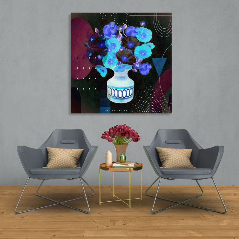 " Garden Bouquet 638 ", 36" H x 36" W x 1.5" D