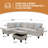 97'' Velvet Modular Settees-90409129