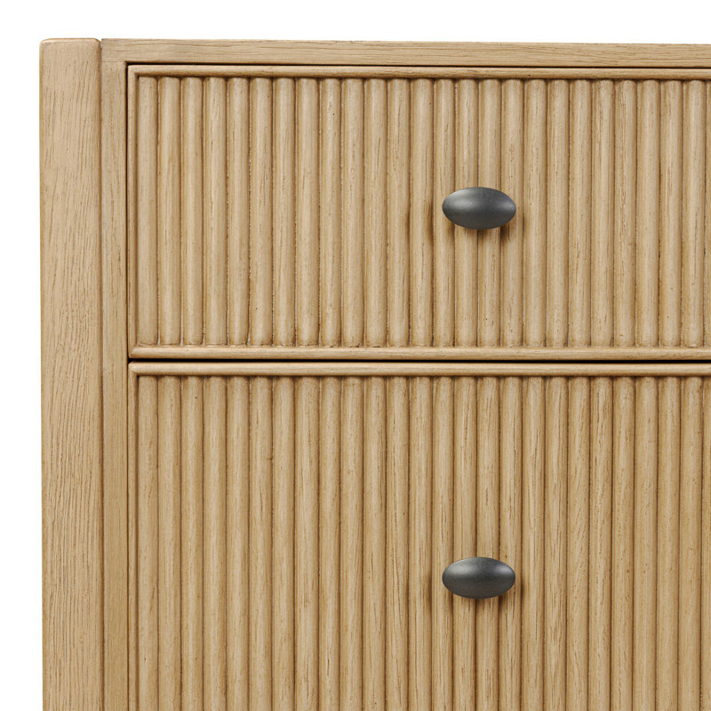 Hazel 6 Drawer Dresser-Light Wash Oak