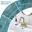 Bathroom Faucet 2-Handle With 360 Degree Rotating Spout, Crescent Moon Style 4-Inch Centerset Vanity Sink With Pop-Up Drain And Supply Hoses