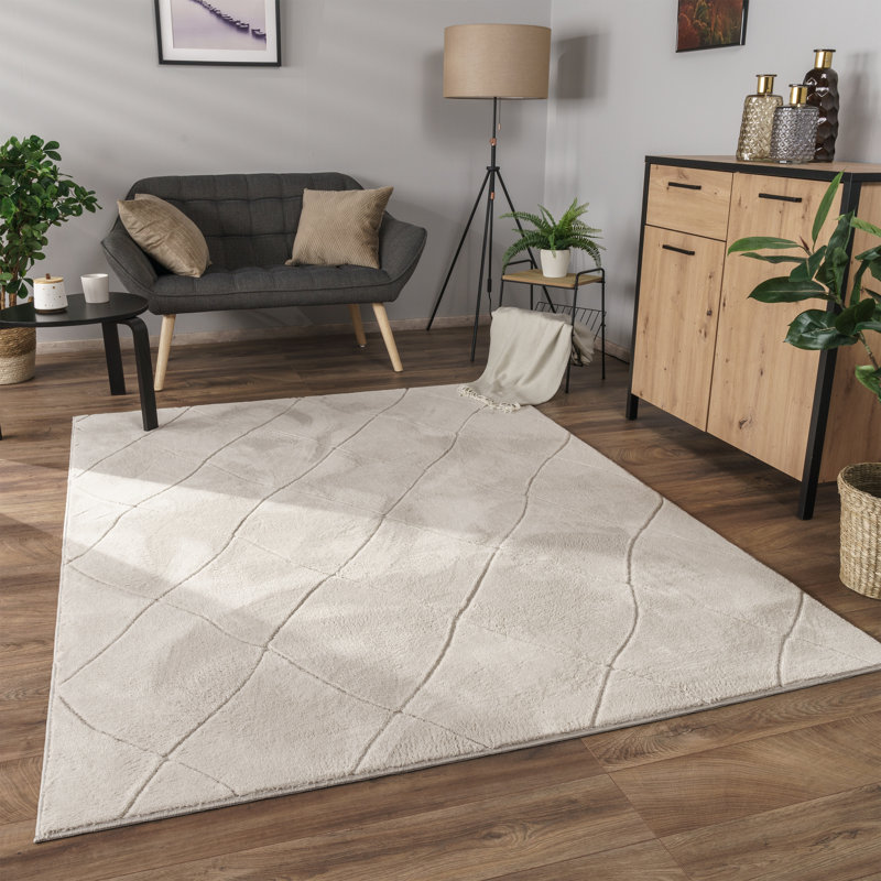 Ishpeming Solid Colour Area Rug, Runner 80 x 150cm