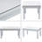 Maesen 4 Legs Mirrored Coffee Table