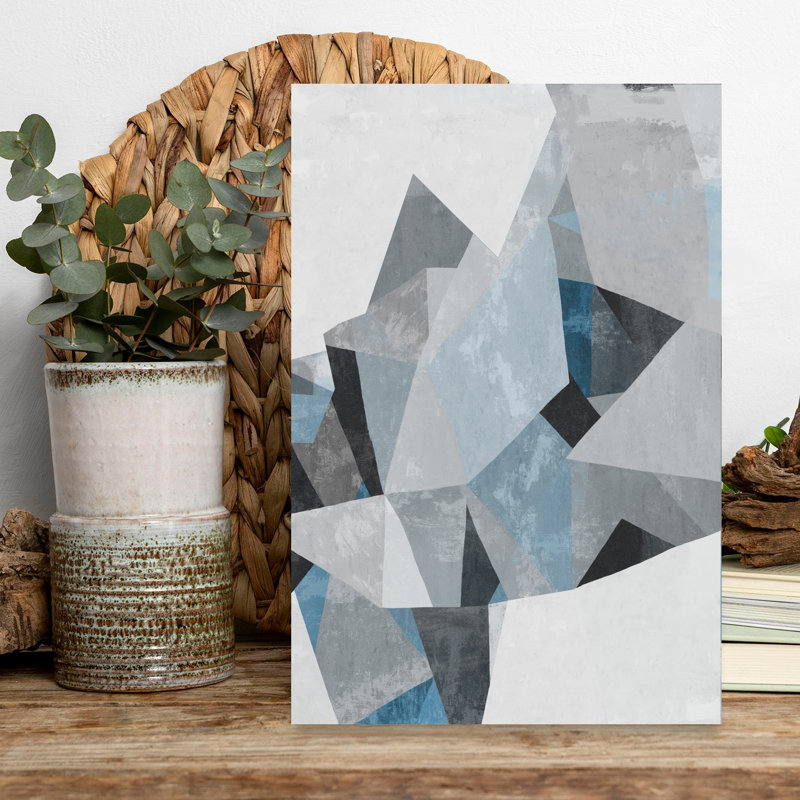 Geometric Ice Formations II by PI Studio - Wrapped Canvas Print, 45.72cm H x 30.48cm W