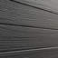 Dakota Fields Ailise 120cm W 324L Water Resistant Plastic Lockable Deck Box in Anthracite/Brown