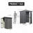 Outdoor Storage Shed 5.7X3 FT,Metal Outside Sheds&Outdoor Storage Galvanized Steel,Tool Shed With Lockable Double Door For Patio,Backyard,Garden,Lawn-119307078