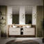 140mm Double Bathroom Vanity with Ceramic Basin