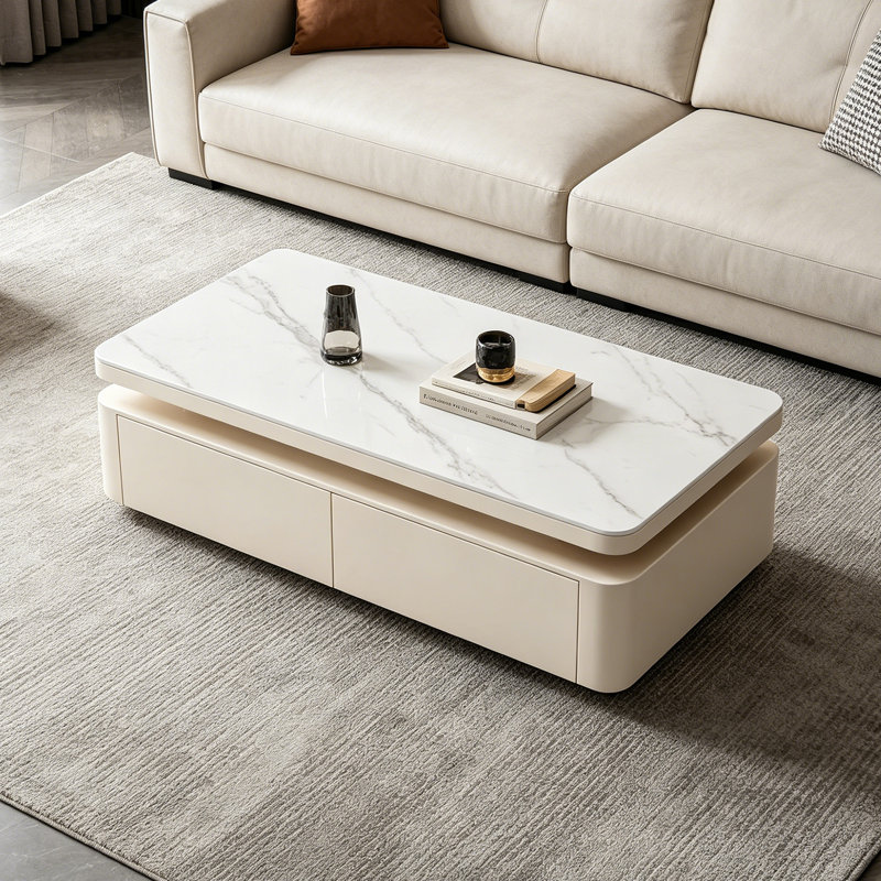 Bruckner, Blanc, H 17,71 po x L 51,18 po x l 27,55 po