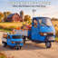 Camion de cargaison 3 roues 12V avec enfants, télécommande, musique, lumières et USB-131595229