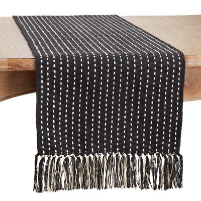Runner_Fringe Design Stitched Table Runner