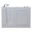 Santa Fe 52.75'' x 26.4'' Air Fiberglass Bathtub with Faucet-17694284-17694285