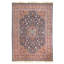 Hand Knotted Wool Area Rug in Blue/Red