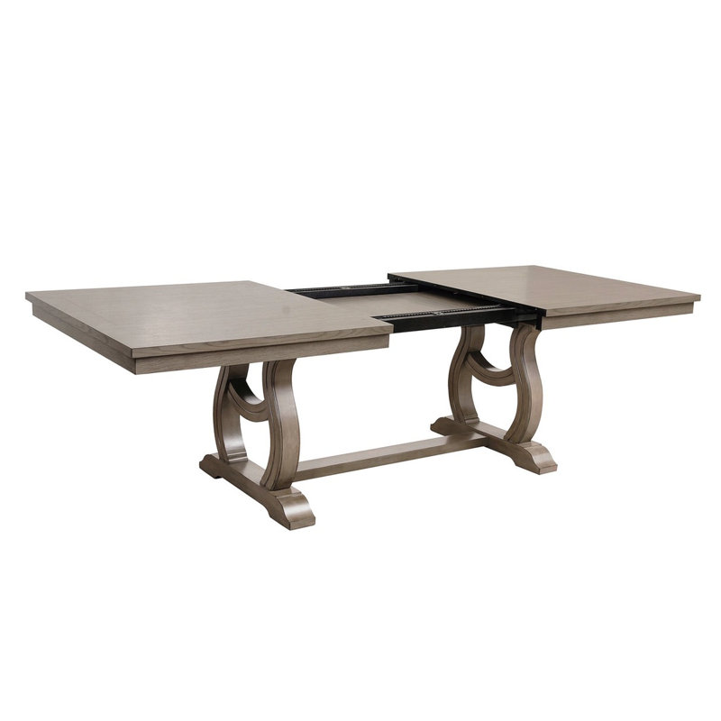 Ensemble de salle à manger rectangulaire L 76 po x l 42 po, 7 pièces : table, 6 chaises