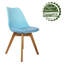 Chaise d'appoint rembourrée en polyuréthane Borum-134448584