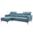 Upholstered L-Shaped Sectional Left Hand Facing
