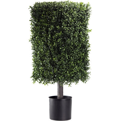 Topiaire de buis artificiel de luxe carré