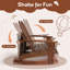 Chaise Adirondack d'extérieur en bois Tabris-168778304