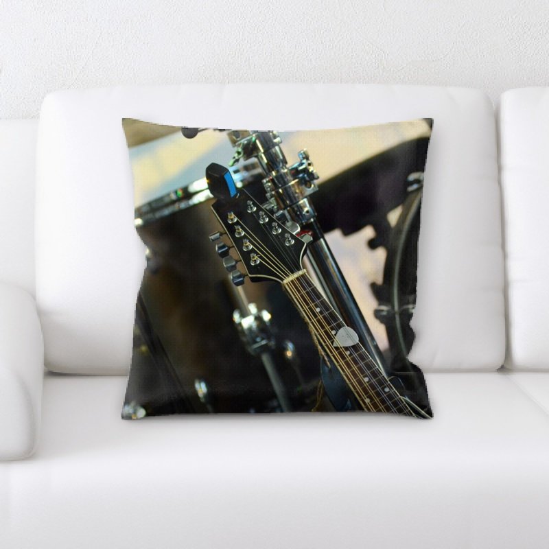 Microsuede Throw Pillow