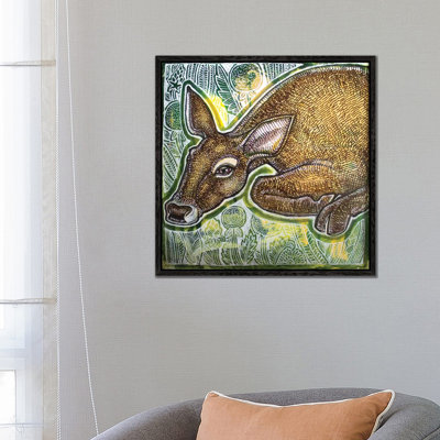 Resting Deer by Lynnette Shelley - Painting on Canvas