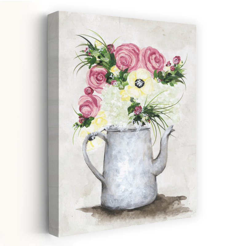 Art floral rétro de la fête des mères, H 36 po x l 24 po