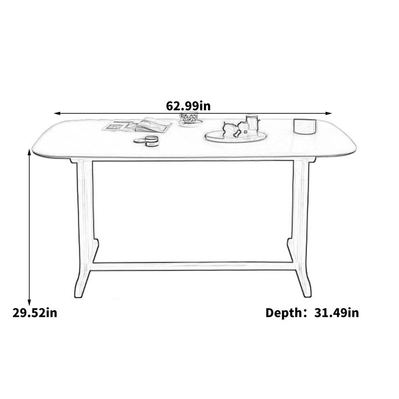 Gonave, 29.52''H x 62.99''L x 31.49''W
