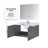 Bath Vanity With Faucet Set And LED Mirror-1300968296