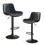 Swivel Adjustable Height Counter Stool With Footrest(Set Of 2)-105526884