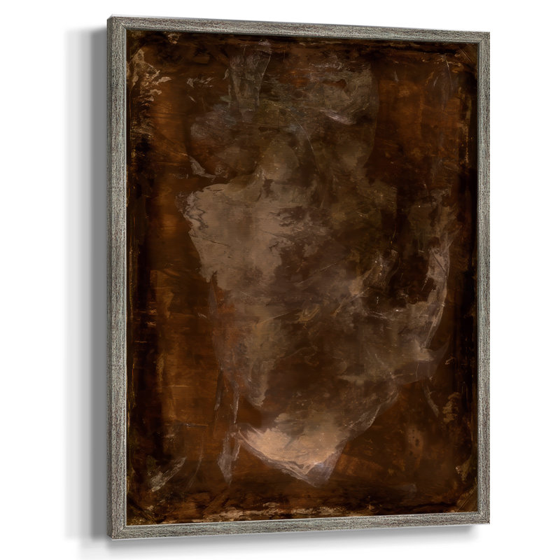 Rusty Steel I, reproduction encadrée - bois massif, H 15 po x l 12 po