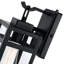 Schlesinger Matte Black Outdoor Wall Lantern with Dusk to Dawn-564412296