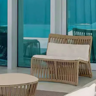 Chaise de loisirs d'extérieur imperméable Brasby