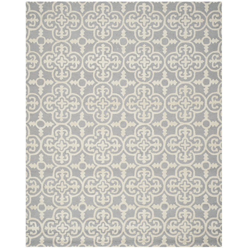 Tapis ikat en laine touffeté à la main Cambridge, Rectangle 8 pi x 10 pi