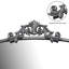 Miroir de plancher 36 po x 66 po Baroque Vintage-566305061