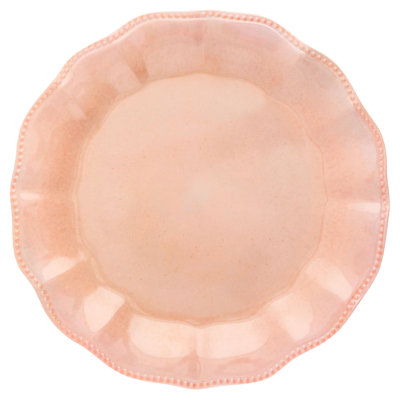 MELAMINE DINNER PLATES S4 OLIVIA BLUSH