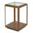 Gilbert Glass Top End Table