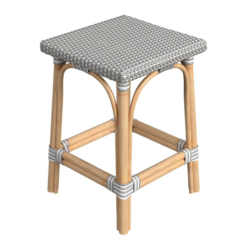 Mae 24'' Counter Stool, Gray/White