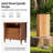 Arifah Transitional 28"W 2-Drawer Spindle-Style Solid Wood Columns End Table with Integrated Power Strip with USB Ports (Set of 2)-550859412