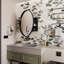 Metal Framed Bathroom Wall Cabinet with Mirror and Adjustable Shelves-500833750