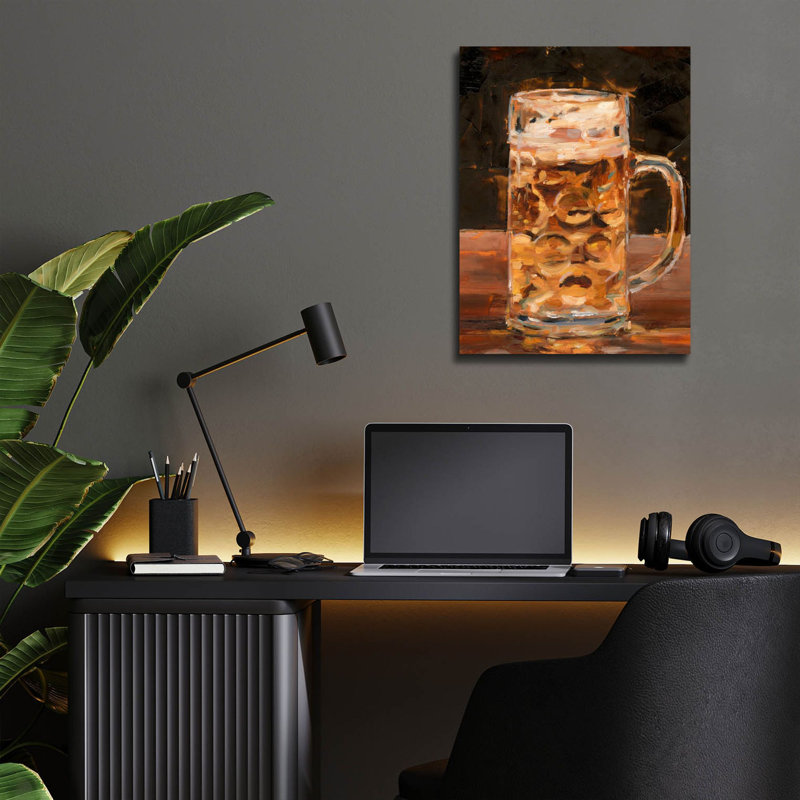 Art mural en verre acrylique «Autre rond 2» par Ethan Harper, H 16 po x l 12 po x P 0,13 po