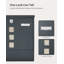 Saffold 37cm W x 37cm H Surface Mount Enclosure with Newspaper Holder
