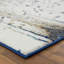 Tapis bleu abstrait Bellicent-1662870522