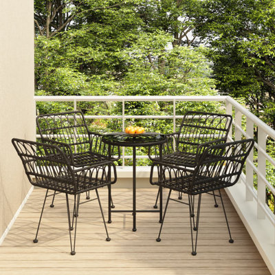 Galilaia 4 - Person Patio Dining Set with Round Table